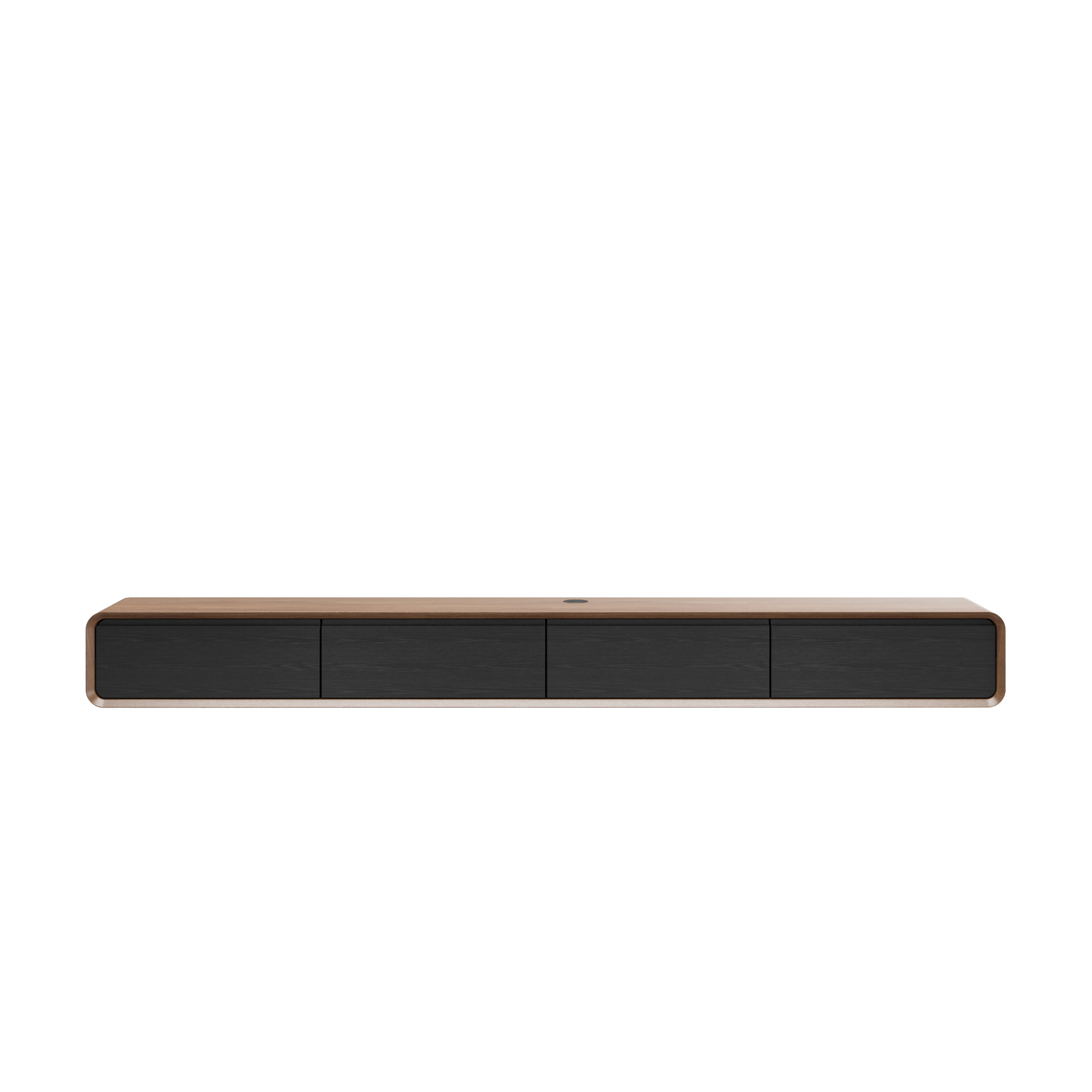 POVISON Minimalist Floating TV Stand, Modern Wall-Mounted Entertainment Center with 4 Drawers, Media Console,TV Console,94''