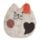 thumbnail image 3 of Posavasos de lana de fieltro hechos a mano con forma de gato para escritorio y mesa, lindo juego de posavasos con forma de gatito para bebidas frías y calientes, 3 of 5