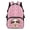 Adorable Axolotl, variant on Kawaii Axolotl School Backpacks Pink Bookbag with Adjustable Shoulder Strap Breathable Girls Knapsacks Schoolbag for Cycling Camping Travel Daypack