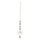 thumbnail image 1 of Cristal Sol Colgante Luz Colgante Colgante Windchime Wind Chime Rainbow rojo kusrkot Carillón de viento, 1 of 8