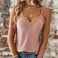 thumbnail image 5 of DuoJiaJ Women's Tank Top V Neck Lace Camisole Casual Cute Summer Top Loose Fit Breathable Yoga Tank Tops for Women, 5 of 5