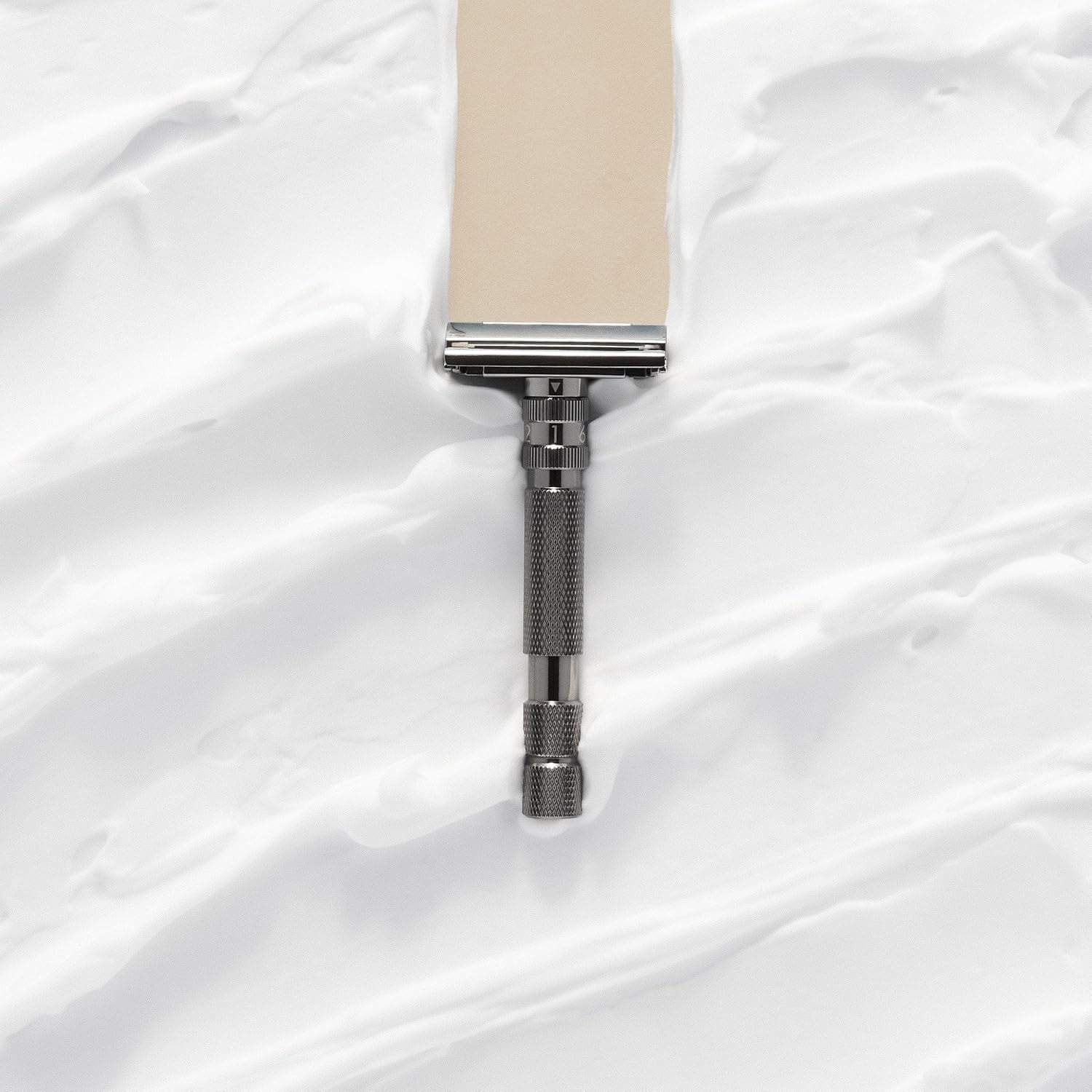Rockwell Razors T2 Adjustable Safety Razor for Men with 5 Razor Blades, Gunmetal Chrome