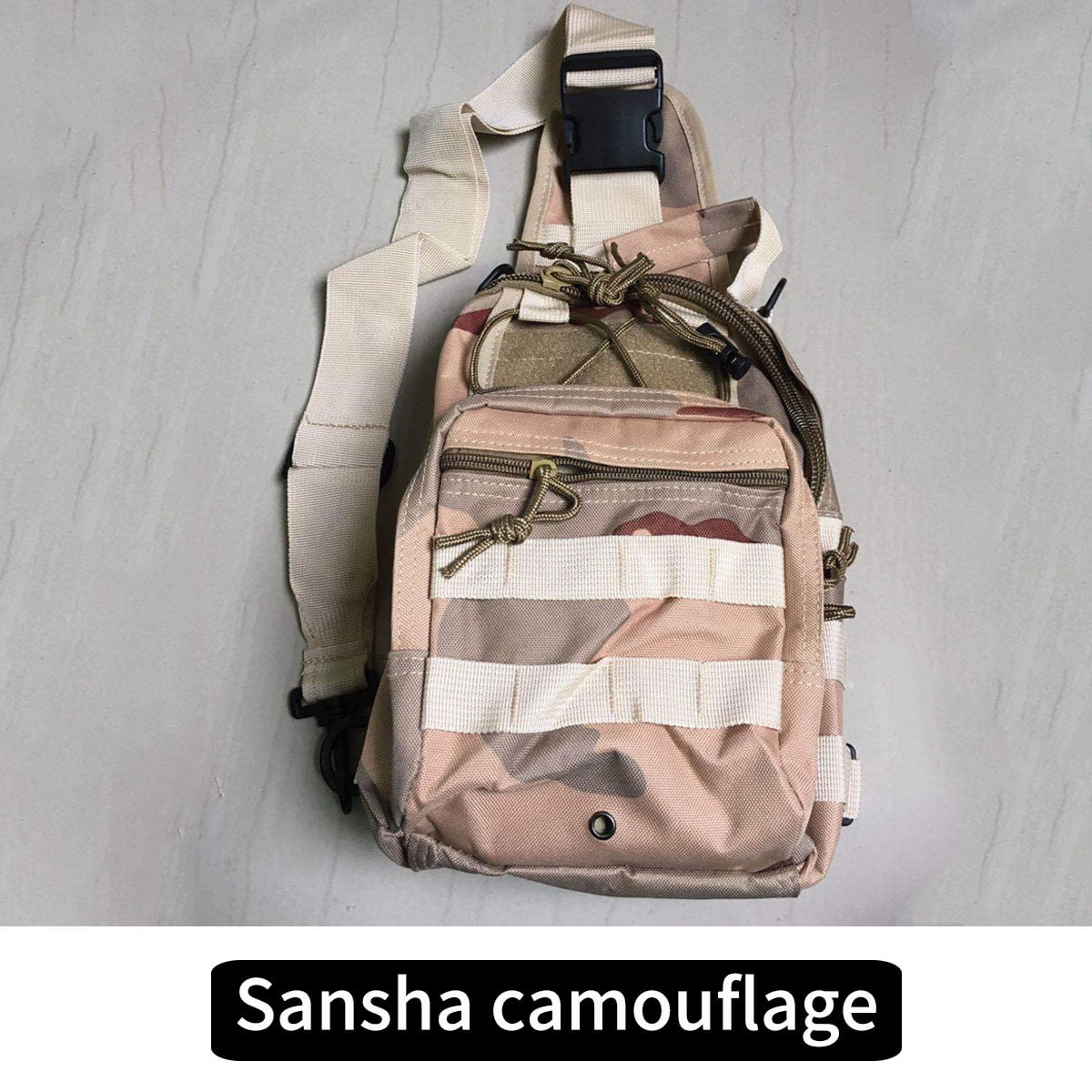 Men Shoulder Messenger Bag Tactical Backpack Sling Chest Molle Pack Military Bag
