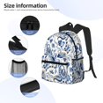 thumbnail image 3 of Balery Blue Paisley Mochila para Mujeres y Hombres, Mochila Ligera Casual para Viajes, Mochila Clásica Básica para la Universidad, 3 of 6