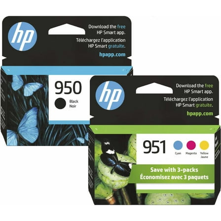 HP Original 950 Black and 951 Cyan, Magenta, Yellow Color Combination
