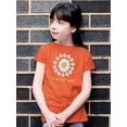 thumbnail image 2 of Love Myself Daisy Garland T-Shirt Juniors -Image by Shutterstock,  x-Large, 2 of 4