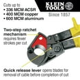 thumbnail image 2 of Klein Tools Ratcheting Acsr Cable Cutter, 2 of 8