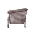 thumbnail image 2 of Acme Furniture Versailles Chair w/2 Pillows in Ivory Fabric & Bone White Finish, 2 of 5