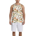 thumbnail image 4 of Gaeub Mushrooms Men's Mesh Basketball Jersey, Quick-Drying Sleeveless Top S-4XL, Loose Muscle Tank Top -Large, 4 of 9