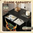 thumbnail image 2 of Dresser for Bedroom with 4 Storage Drawers Owl Vibrant Feathers Ornate Symmetrical Design Dressers Chest of Drawers Steel Framed Fabric Closet Organizers for Nursery Entryway, 2 of 8