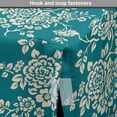 thumbnail image 4 of Leaf Dog Crate Cover, Romantic Roses on Blossoming Branches in Abstract Style Old Fashioned Bouquet Art, Easy to Use Pet Kennel Cover for Medium Large Dogs, 35" x 23" x 27", Teal Beige, by Ambesonne, 4 of 6