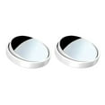 thumbnail image 7 of Pebbuoy 2Pcs Car Blind Spot Rearview Mirror Wide-Angle Lens Design 360-Degree Adjustable Frameless Convex Side Auxiliary Mirror Auto Parts, 7 of 7