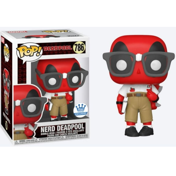 Funko Pop! Marvel: NERD DEADPOOL (Funko Exclusive) #786   Protector