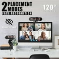 thumbnail image 5 of High Definition Webcam 1080P with Built-in Microphone USB2.0 Plug & for Play Widescreen Camera for Laptop Video Call, 5 of 8