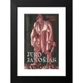 thumbnail image 2 of Ján Novák 11x14 Black Modern Framed Museum Art Print Titled - Cover Design for Stefan Graph's Book Jur Janosiak, 2 of 5