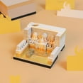 thumbnail image 4 of GHSDFBB 3D Art Memo Pad Mosque Notepad Non-Sticky Notes Paper Carving Convenience Stickers Art Craft Time Piece Calendar Gift for Christmas Housewarming Desktop Decoration (Without Calendar, wit, 4 of 5