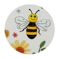 thumbnail image 4 of Fitted Tablecloth, Spring Animal Decor Print Polyester Table Cloth, Flying Bees Flowers, 4 of 8