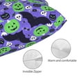 thumbnail image 3 of KLL Cute Halloween Pillow Covers Envelope Closure,Super Soft and Cozy Fuzzy Fleece Pillow Case Cover 16"x24", 3 of 5