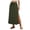Army Green, variant on Maxi Skirts for Women Reg & Plus Size Women's Long Skirts, Flowy Summer Skirt Aline Elastic High Waisted Trendy 2026 (Army Green, XXL)