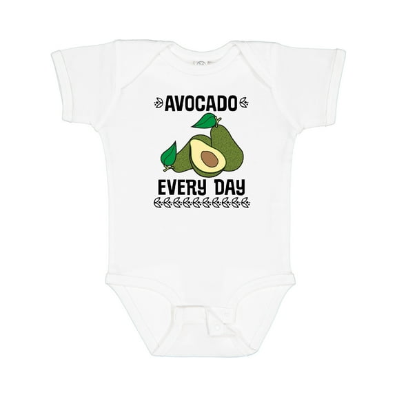 Inktastic Avocado Every Day Boys or Girls Baby Bodysuit