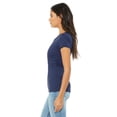 thumbnail image 3 of The Bella + Canvas Ladies Triblend Short Sleeve T-Shirt - NAVY TRIBLEND - M, 3 of 4