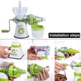 thumbnail image 4 of Yosoo Multi-function Manual Orange Fruits/Vegetable Juicer Machine Kitchen Fresh Juice Extractor, Juice Extractor, Manual Juicer, 4 of 8