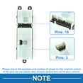 thumbnail image 4 of Interruptor de ventana eléctrica Unique Bargains No.25401CG710 para el lado del conductor delantero izquierdo para INFINITI FX35 2005-2006 Negro, 4 of 7