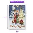 thumbnail image 5 of Merry Christmas Akita Snowy Winter with Gifts Tree Decorations Garden Flag 12x18in Double Sided Inu Dog Lover Outdoor Decor - 12020, 5 of 5