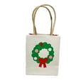 thumbnail image 4 of Hallmark 4" Christmas Mini Gift Bags for Gift Cards, Snowman, Wreath, Pattern and ' Feelin' Jolly' designs (12 Count), 4 of 6