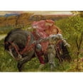 thumbnail image 3 of Frank Dicksee 24x19 Black Modern Framed Museum Art Print Titled - Study for ‘La Belle Lady Without Merciless’, 3 of 5