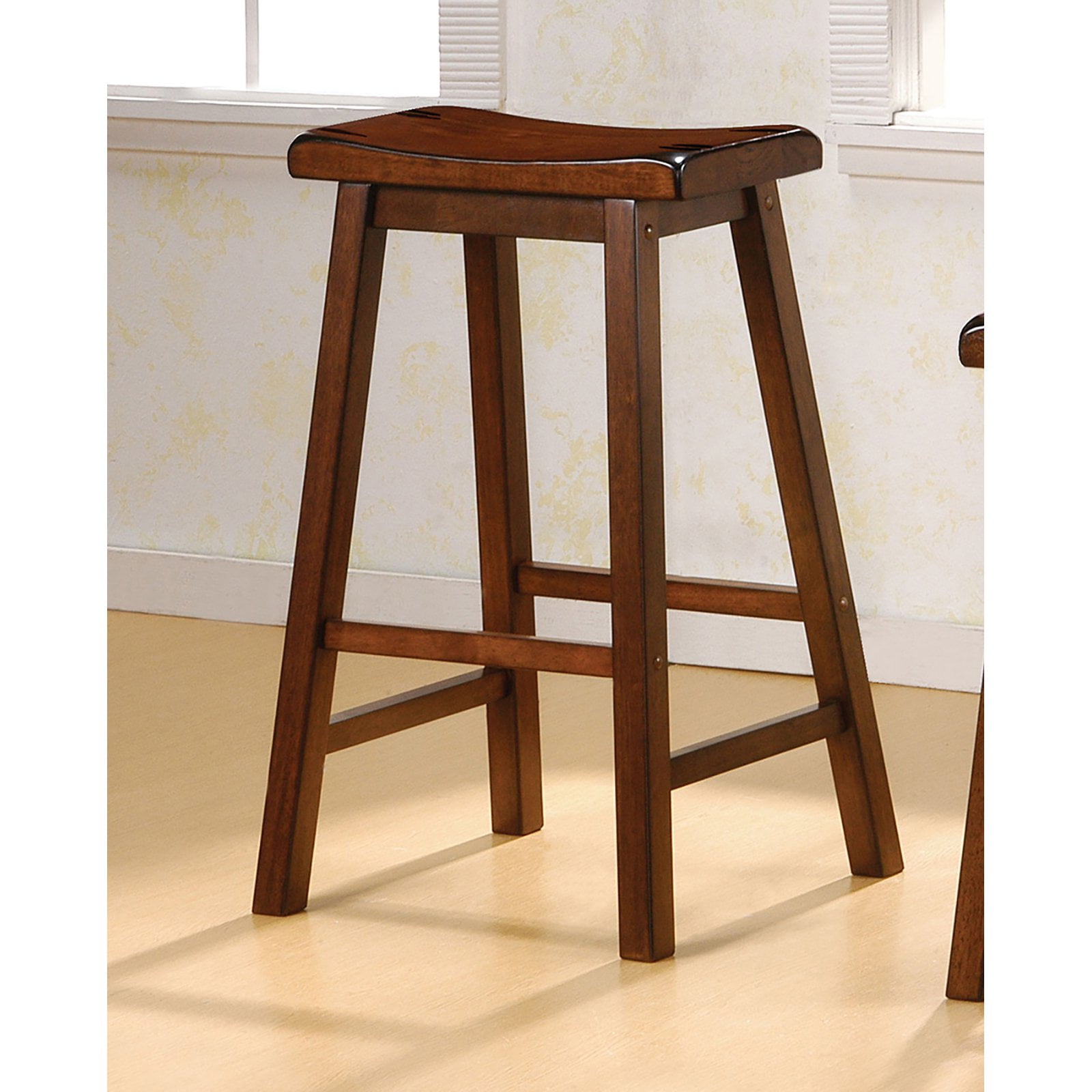 Coaster Company 29 In Saddle Bar Stool Chestnut Set Of 2 Coaster Company 29 In Saddle Bar Stool Chestnut Set Of 2 Com