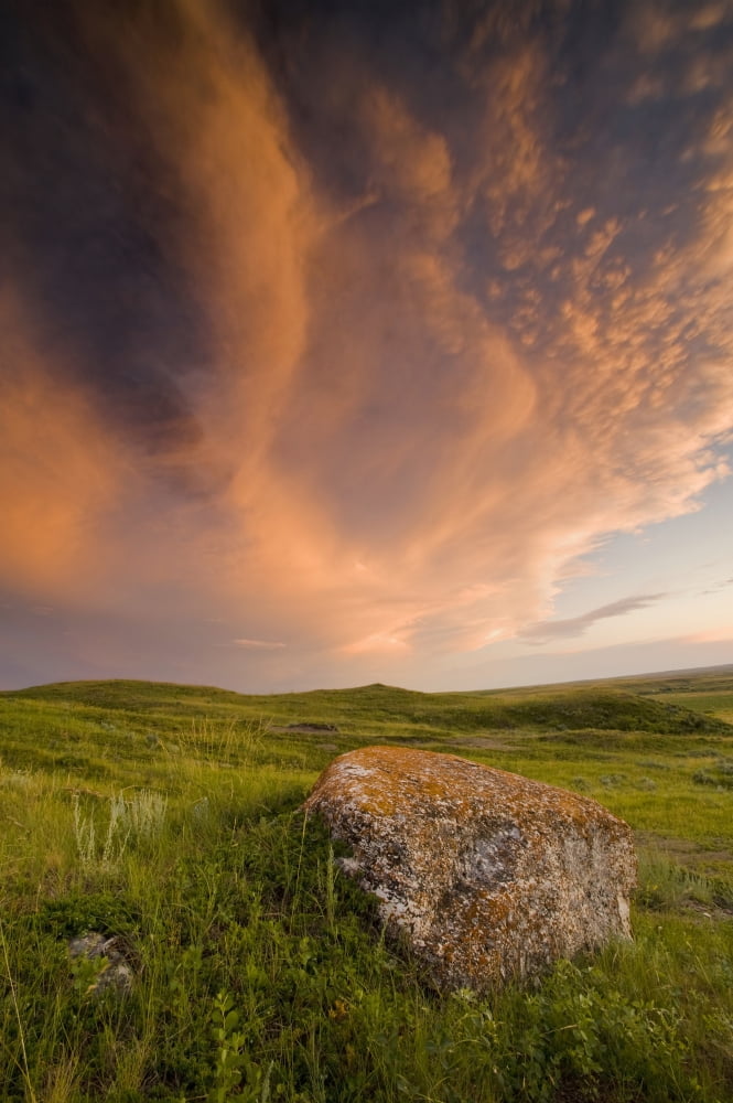 West Block Of Grasslands National Park Saskatchewan Canada Stretched