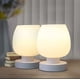 thumbnail image 4 of Lámpara táctil de noche, lámpara pequeña moderna para dormitorio, sala de estar, mesita de noche, foco LED cálido, diseño Simple, regalo de Navidad, 4 of 5