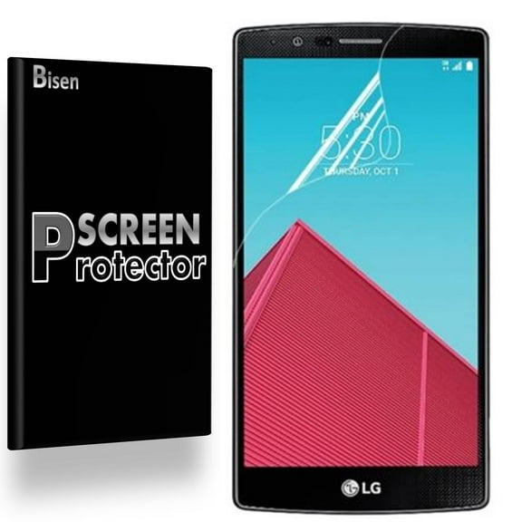 LG G4 (2015 Release) [4-Pack BISEN] Ultra Clear Screen Protector, Anti-Scratch, Anti-Shock