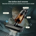 thumbnail image 4 of Hand Vacuum Cordless Rechargeable,Handheld Removal Machine Vacuum Cleaner Handheld Vacuums, Mattress Vacuum Cleaner for Bed Sofa Portable Cleaner,Black, 4 of 6