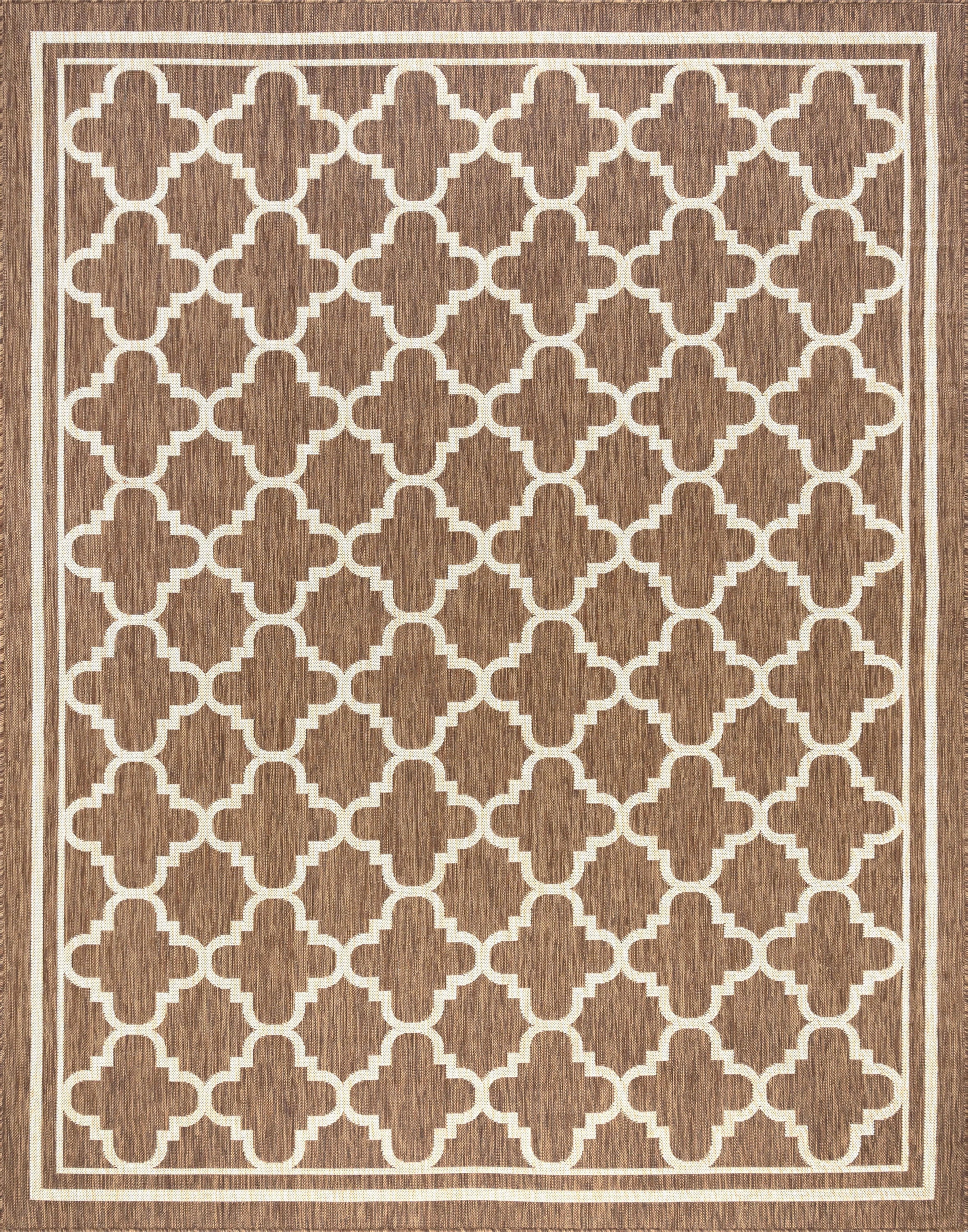 8x10 Water Resistant, Large Indoor Outdoor Rugs for Patios, Front Door Entry, Entryway, Deck, Porch, Balcony | Outside Area Rug for Patio | Gold, Geometric | Size: 7'10'' x 10'2''