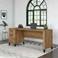 thumbnail image 2 of Bush Furniture Somerset 72" Single Pedestal Desk, Fresh Walnut, 2 of 8