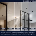 thumbnail image 2 of LUXRITE 1-Head Adjustable Recessed LED Light, 5CCT, 3W, 200LM, 355 Rotation & 80 Tilt, Dimmable, IC Rated Black 2 Pack, 2 of 7
