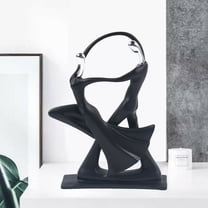 Modern Dancing Figurine Couple Abstract Sculpture Home Decor Art Ornament Statue Home Decor Household Sculpture Couple Dancer Duo Dancer Sculpture Statue Decor