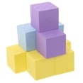 thumbnail image 1 of Colorful Cube Block Craft Cube for Kids with 10Pcs Assorted Color Blocks, 1 of 5