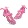 thumbnail image 4 of Bocca Girls Party Dress Shoes Pink Mary Jane Wedding Princess Shoes With Bow 11M, 4 of 6