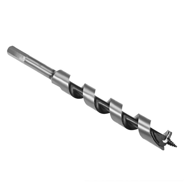 Taladro Metal Unique Bargains de sinfín de madera de 20 mm de diámetro del vástago de Acero de alto carbono