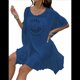 thumbnail image 2 of Trajes de Baño para Mujer, Pareos de de Crochet, Pareos de Playa, Trajes de Baño, Pareos de Bikini, Vestidos. Azul Talla Única, 2 of 8