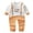 Orange, variant on Toddler Boys' Outfits Little Boys Fall Winter Animal Long Sleeve Elastic Waist 6M 9M 12M 2T 3T 4T Everyday Outfit Clothes 2PCS