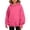 Hot Pink, variant on akafmk Girls Hoodie Sweatshirts Oversized Long Sleeve Sweatshirt with Kangaroo Pocket Casual Pullover Hooded Tops Solid Color Versatile Fall Clothes, Size 11-12 Years