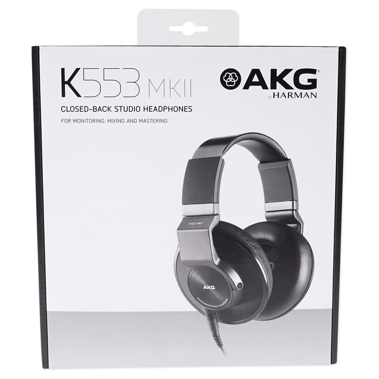 AKG K553 MK2 MKII Closed Back Studio Monitoring Headphones + AKG K553 MK2 MKII Closed Back Studio Monitoring Headphones +