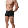 thumbnail image 3 of Xidunhg Men's Trunks Underwear Silk Boxer Briefs Short Leg Multi02/4pack S, 3 of 8