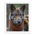 thumbnail image 5 of Paint By Numbers Kit for Adults Beginner - DIY Wolf Dog Autumn Scarf Portrait Canvas Painting Kits for Adults, Frameless Paint By Number for Adults for Home Wall Decor 16x20 Inch, 5 of 7