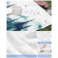 thumbnail image 6 of Turquoise Forest Beach Towels Oversized Super Absorbent, Mountains Birds Fog Tree Scenery Lightweight Bath Towel Quick Dry Sets For Bathroom/Pool/Rv Camping/Beach Play/Gym Room/Picnic 30"x60", 6 of 8