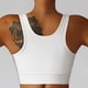 thumbnail image 4 of Sujetador deportivo para mujer, Bralette sin costuras con espalda cruzada, Top corto acolchado, soporte de alto impacto para gimnasio, entrenamiento, Fitness, 4 of 5